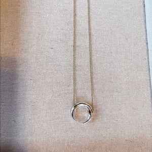 Stella and dot mixed metal delicate necklace